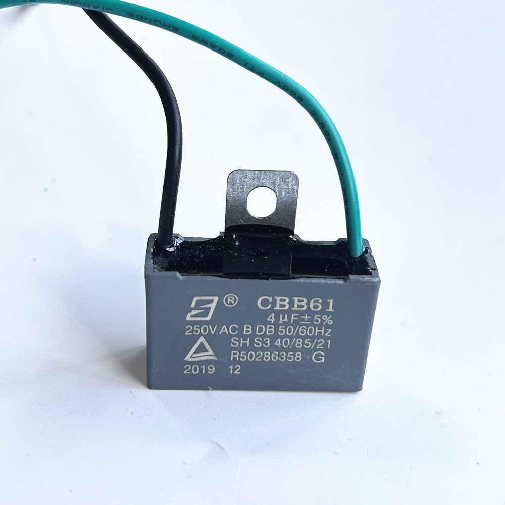 CBB61 4mfd 4uf 4.0uf 250V VAC 50/60Hz Epoxy Resin Sealed Ceiling Fan Capacitor