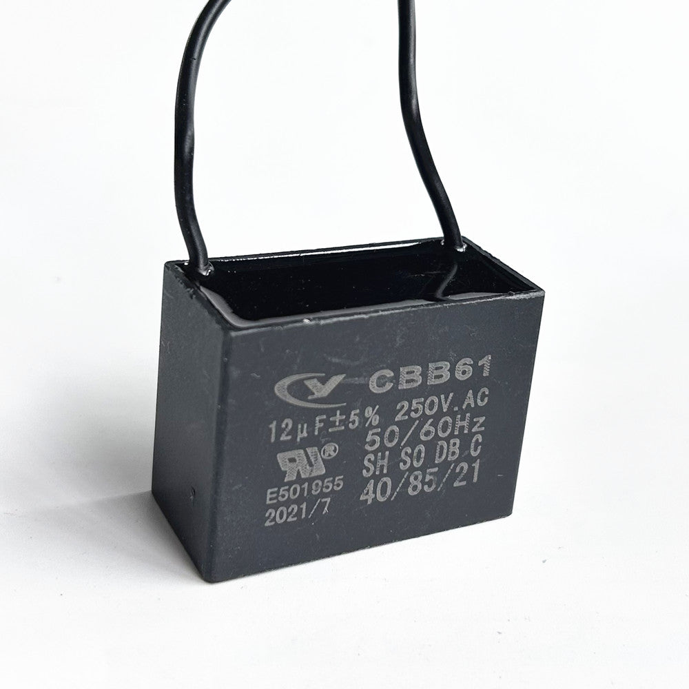 CBB61 12mfd 12uf 12 uF 250V VAC 50/60Hz Epoxy Resin Sealed Ceiling Fan Capacitor