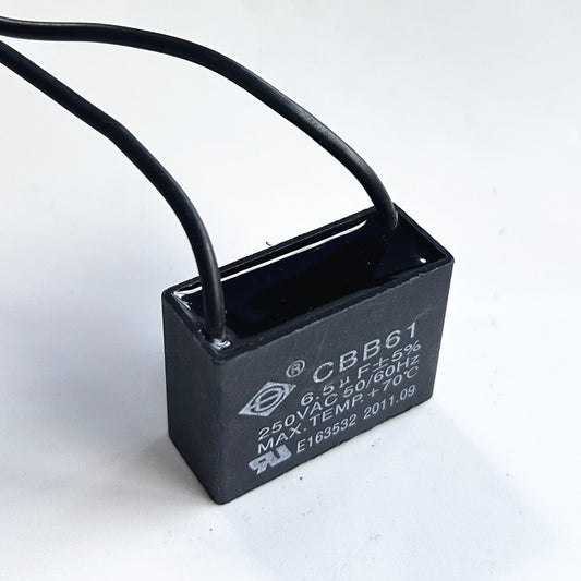 CBB61 6.5mfd 6.5uf 6.5uf 250V VAC 50/60Hz Epoxy Resin Sealed Ceiling Fan Capacitor