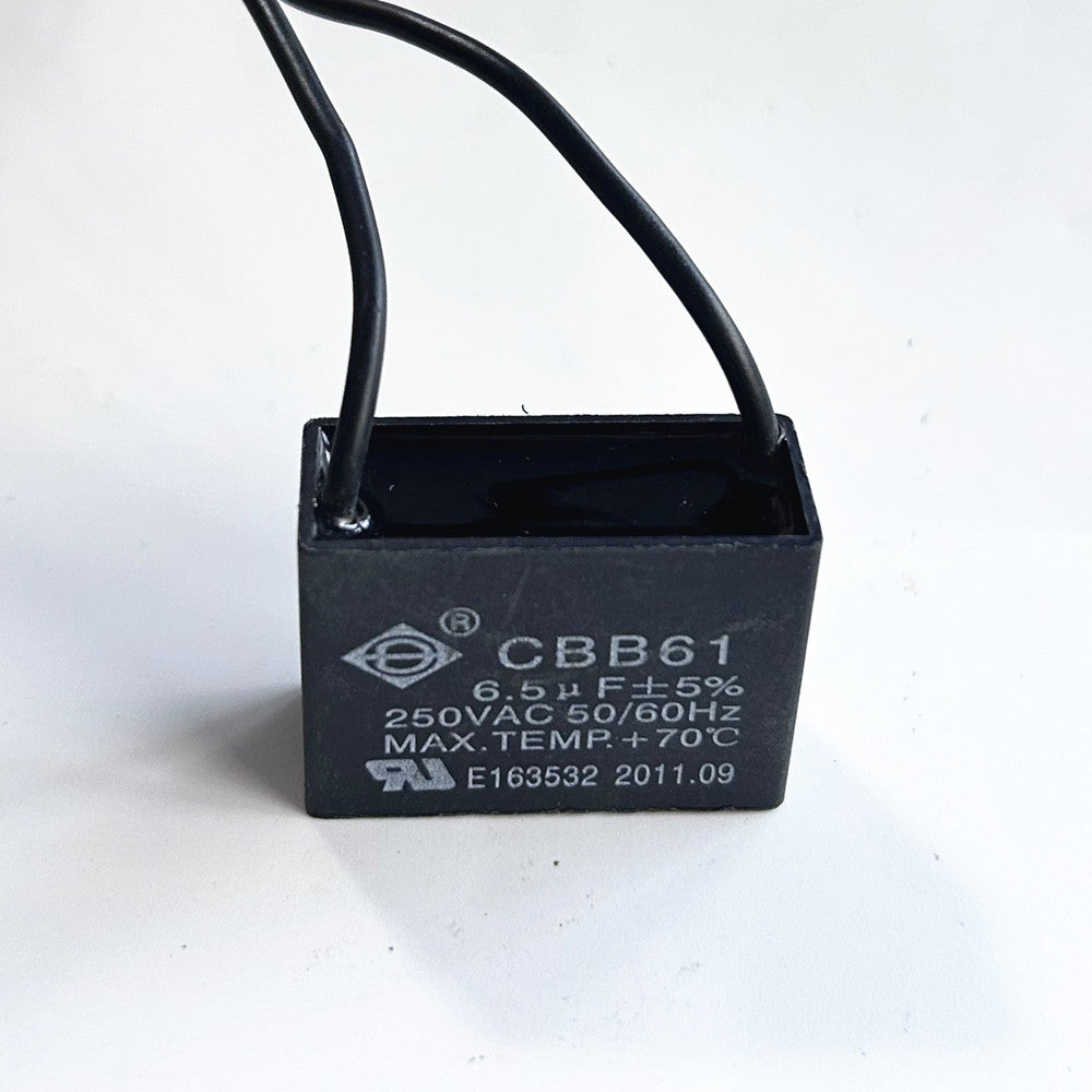 CBB61 6.5mfd 6.5uf 6.5uf 250V VAC 50/60Hz Epoxy Resin Sealed Ceiling Fan Capacitor