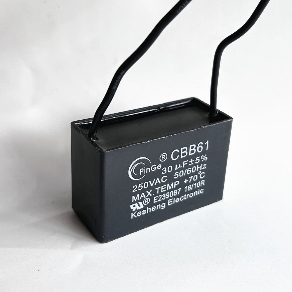 FREE SHIPPING CBB61 30mfd 30uf 30uF 250V VAC 50/60Hz Epoxy Resin Sealed Ceiling Fan Capacitor