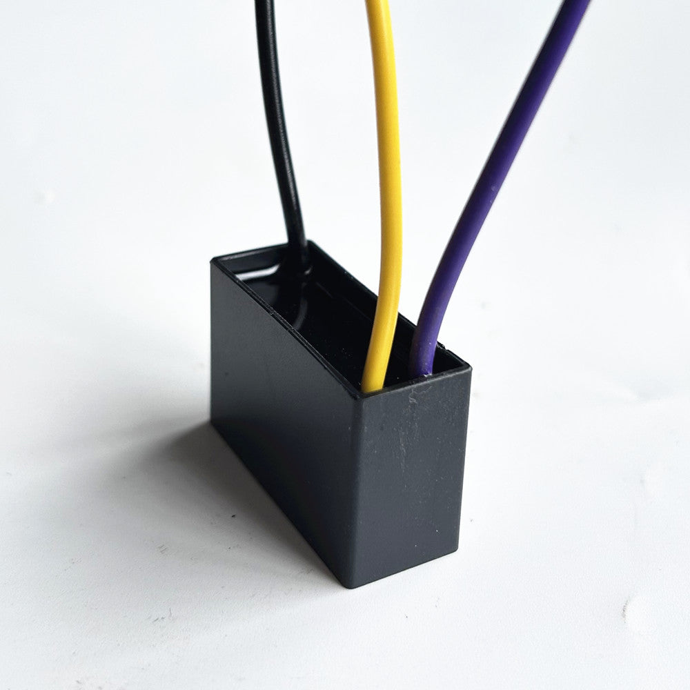 free shipping CBB61 motor fan start capacitor 3 wire, 0.5uf+1uf，450V ± 5% 85 degree