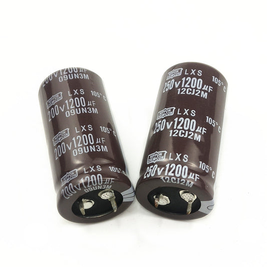 Aluminum Electrolytic Capacitor 1200uF 1200MFD 200V 250V Snap-In 100% BRAND NEW