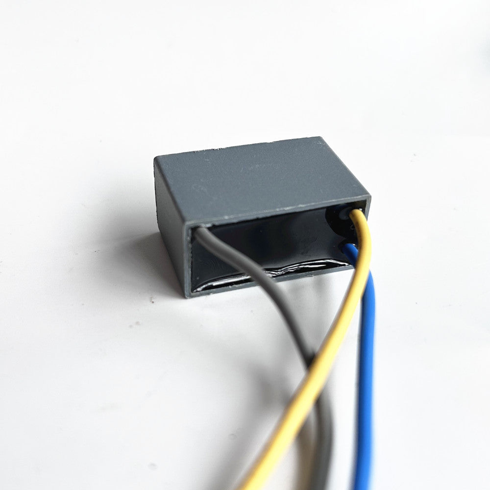 free shipping CBB61 motor fan start capacitor 3 wire, 0.75uf+1.25uf，450V ± 5% 85 degree