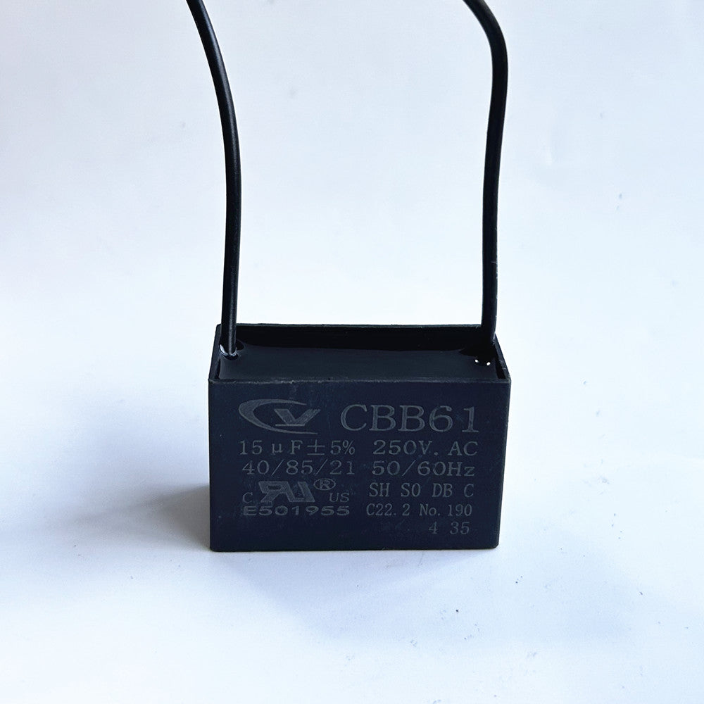 CBB61 15mfd 15uf 15 uF 250V VAC 50/60Hz Epoxy Resin Sealed Ceiling Fan Capacitor