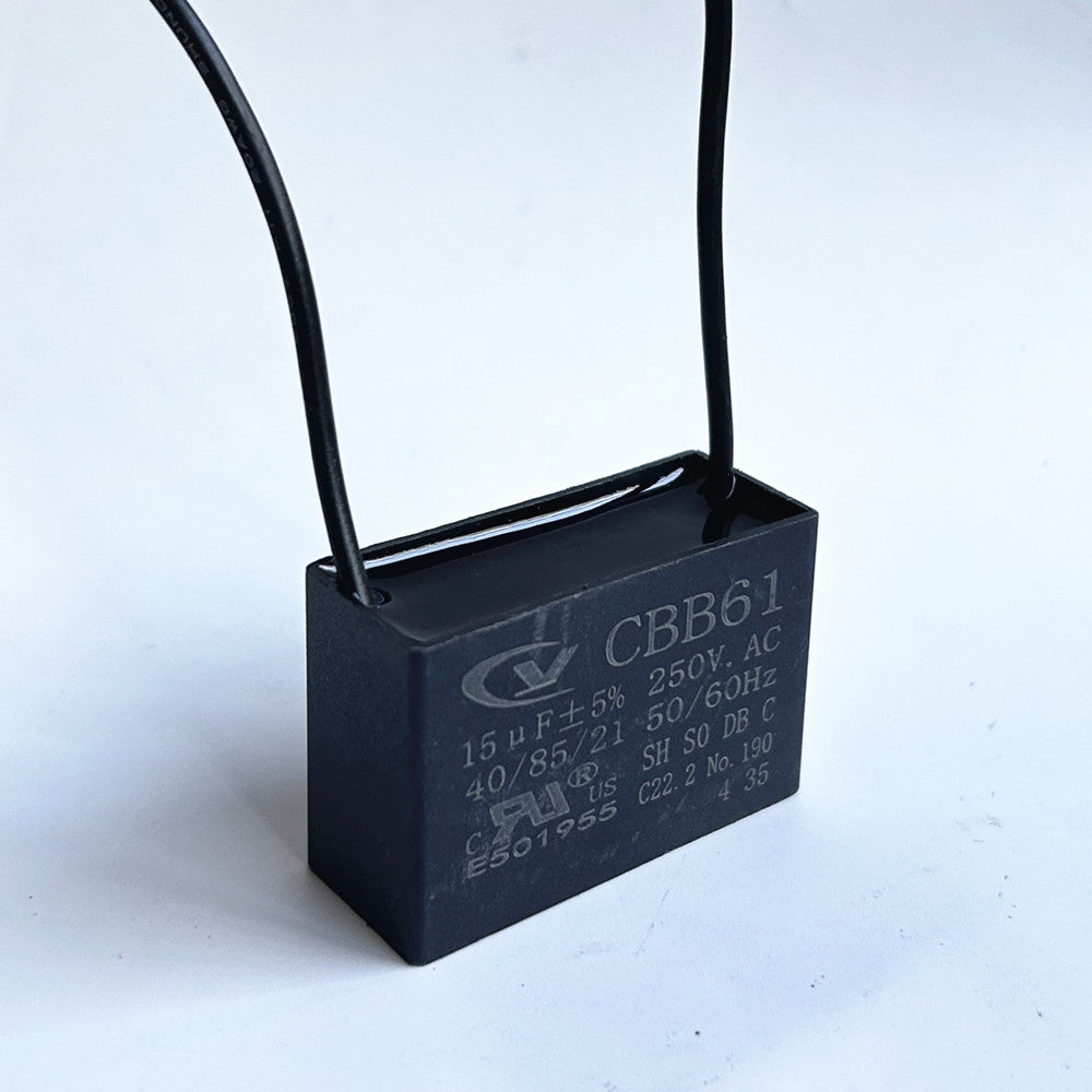 CBB61 15mfd 15uf 15 uF 250V VAC 50/60Hz Epoxy Resin Sealed Ceiling Fan Capacitor