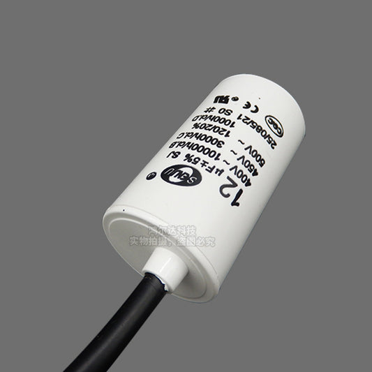 CBB60 Electric Motor Run Capacitor 450VAC 18uF 18MFD 2 Wires 50/60Hz 25/85/21